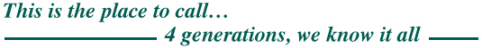 the place to call … 4 generations