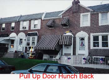 Pull Up Door Hunch Back